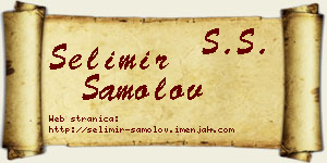 Selimir Samolov vizit kartica